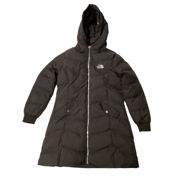 The North Face Jackets & Blazers - The North Face Womens Black Quilted Long Puffer Parka Hooded Jacket 3XL